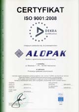 Certyfikat ISO 9001:2008